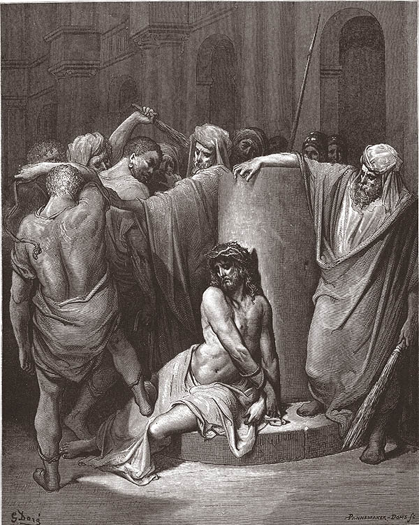 PILATO FA FLAGELLARE GESU  GIOVANNI 19,1